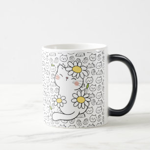 Purrfect Sip: Brun Katt Mugg för Cat Lovers