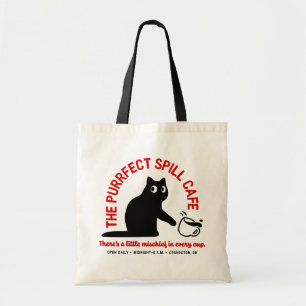 Purrfect Spill Cafe Tygkasse