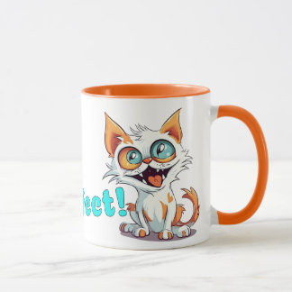 Purrfect - Tecknadens Novelty Funny Cat Mugg