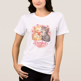 Purrfect Together Cute Cats Shirt – Romantic Cat C T