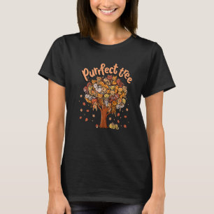 Purrfect Träd Kittens familj av katter fallsäsong  T Shirt