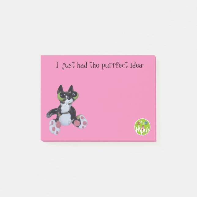 Purrfecten Postar-it® noterar 4 x 3 Post-it Block (Framsida)