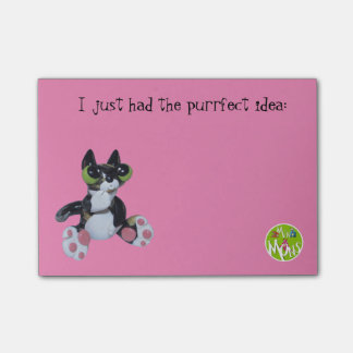 Purrfecten Postar-it® noterar 4 x 3 Post-it Block