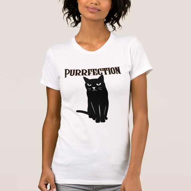 Purrfection  t shirt (Framsida)