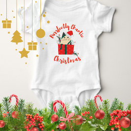Purrfectly Chaotic Christmas Funny Holiday Cat T Shirt