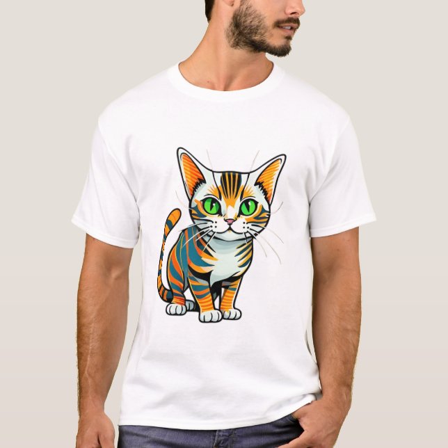 Purrfectly Mischievous T-Shirt (Framsida)