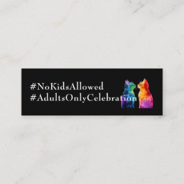 🌈  Purrfectly Yours: Purrfectly 4 Grown-Ups card Mini Visitkort