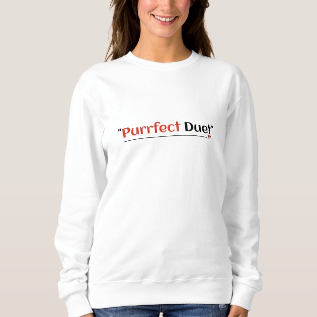 Purrfekt Duett T Shirt (Framsida)