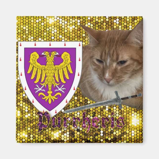 Purrheris magnet (Framsidan)