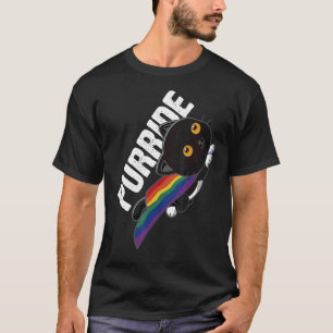 Purride Cute Cat Pride Month Lgbtq Gay Rainbow C T Shirt