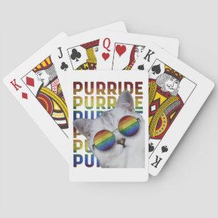 Purride Gay pride Tee for Women Manar HBT Rainbow Casinokort