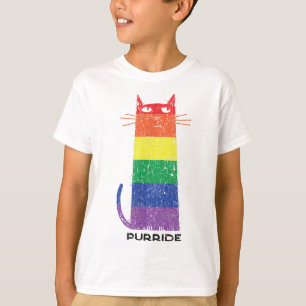 Purride Shirt LGBT Funny Gay pride Cat Sayed Grap T