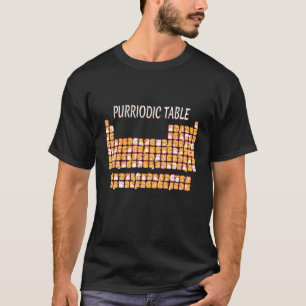 Purriodic Bord Cute Periodic Bord Pun Manar Wo T Shirt