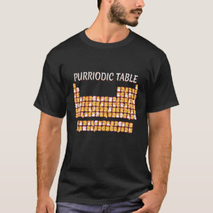 Purriodic Bord Cute Periodic Bord Pun Manar Wo T Shirt