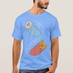 PURRITO BURRITO CA, Ludny Food Cats Älskare T Shirt