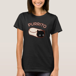 Purrito Cat Burrito-taloky T Shirt
