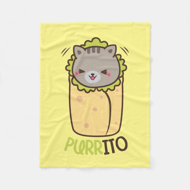 Purrito kattungeBurrito Fleecefilt (Framsidan)