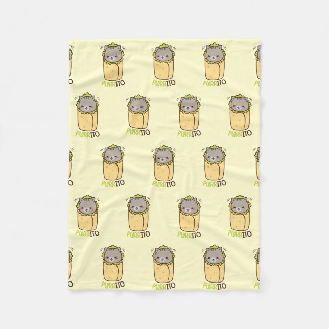 Purrito kattungeBurrito Fleecefilt (Framsidan)