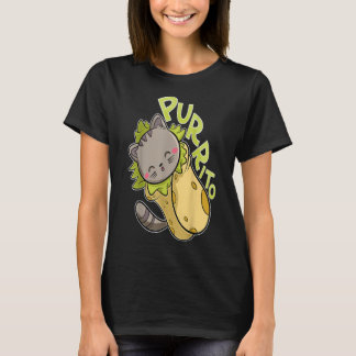 purrito lustig cat pun burrito taco t shirt