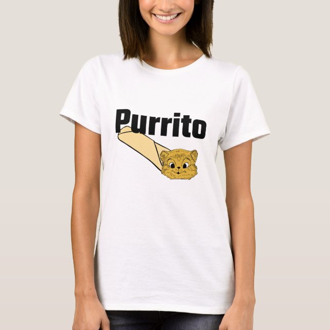 Purrito T Shirt (Framsida)