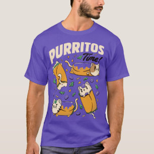 Purritos Time Burrito Cat Funny Mexican Food by To T Shirt