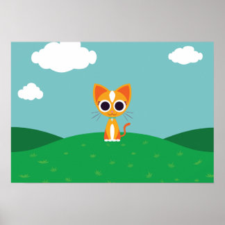 Purrl Cat Poster