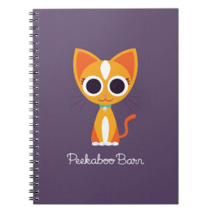 Purrl katten anteckningsbok med spiral