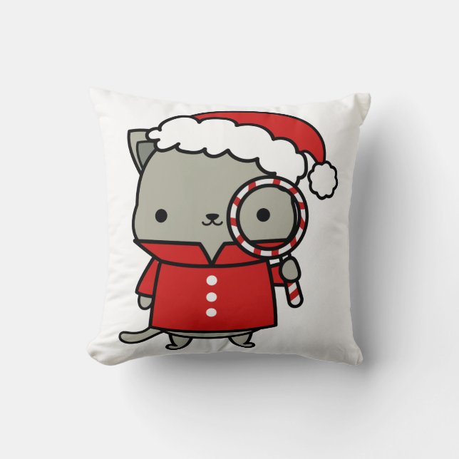 Purrlock Claus & MoriarTEA Kudde (Framsida)