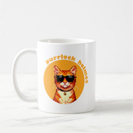 Purrlock Holmes Cat Coffee Mugg