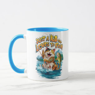 Purrning: Kattdjur Fiskermans Delight Mugg