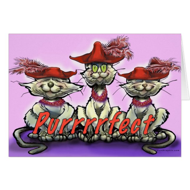 Purrreffekt Hälsningskort (Framsidan Horizontal)
