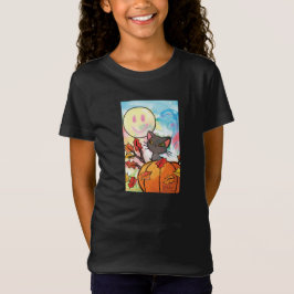 Purrrfect Autumn - Kids Art för CHOC T Shirt