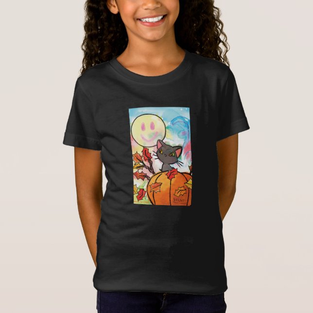 Purrrfect Autumn - Kids Art för CHOC T Shirt (Framsida)