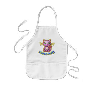 Purrrfect Kids Apron Barnförkläde