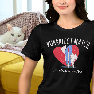 Purrrfect Match Par Perfekt Cat Mamma Cat Pappa T Shirt