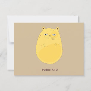 Purrtato Vykort