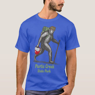 Purtis Bäck State Park Texas TX Hiking Bigfoot SA T Shirt