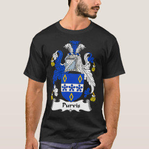 Purvis Jackar Arm Family Crest T Shirt