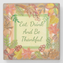 Push Art of Fall Foliage for Thanksgiving Stenunderlägg