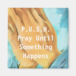 PUSH Christianity-citat och ord Magnet