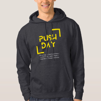 Push Day Workout Gym Addict Hoodie