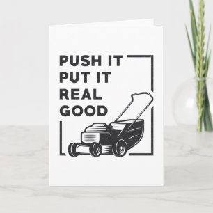 Push, det satte den på riktigt Bra Gräsmatta Mower Kort