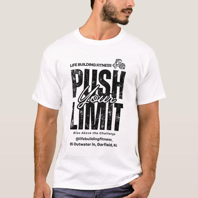 PUSH DIN GRÄNS TSHIRT T SHIRT (Framsida)