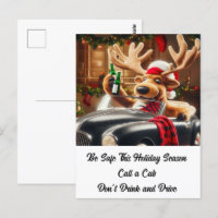 Push Drunken Reindeer Drick inte och kör inte