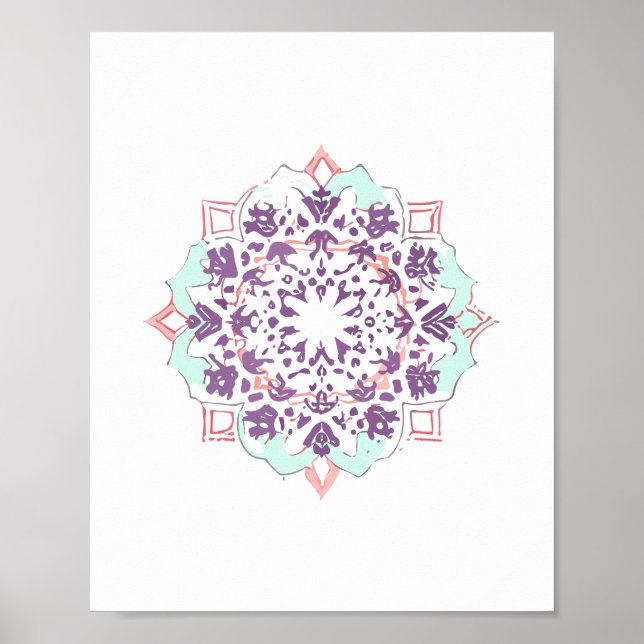 push-flash för mandala poster (Framsidan)