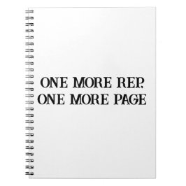 Push Harder - Motivational Gym & Grind Notebook Anteckningsbok