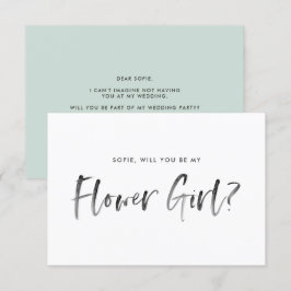 Push Lettering Mint blir jag? Inbjudningar