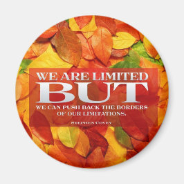 Push Limitations Motivational Magnet
