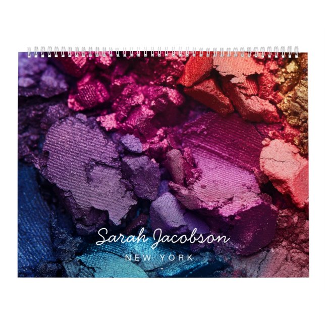 Push Luxury Cosmetics Cosmetologist Eyeshadow Kalender (Omslag)