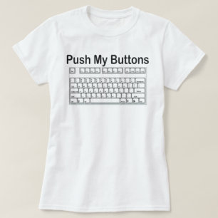 PUSH MY BUTTONS TANGENTBORD FÖRSTA BASEN T-SHIRT